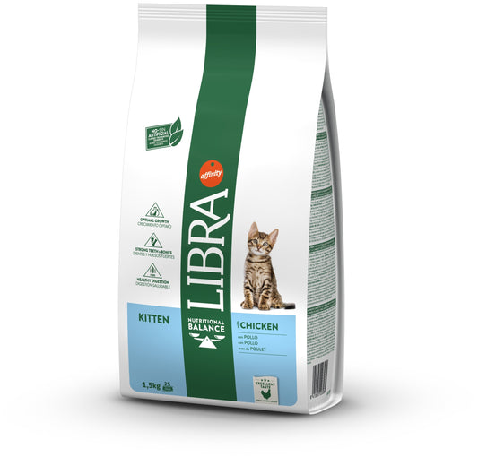 Libra Gato JUNIOR (KITTEN) FRANGO 1,5KG