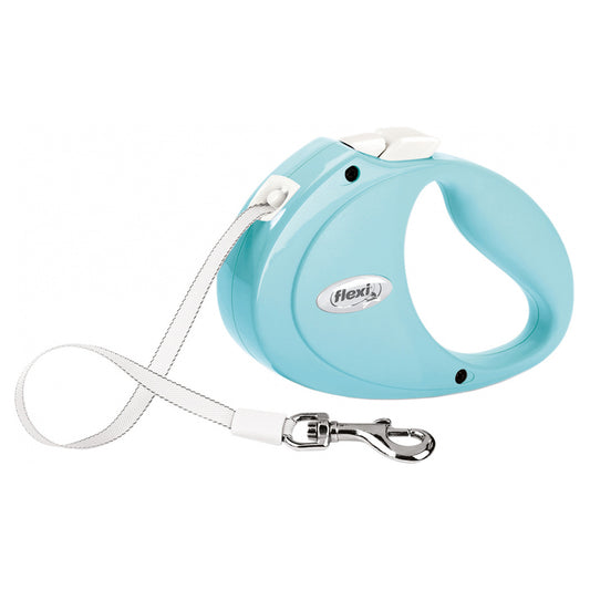 Trela Flexi PUPPY - FITA AZUL